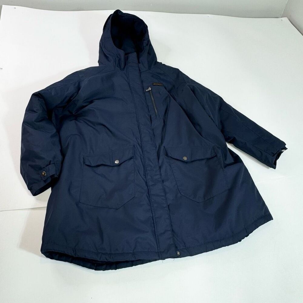 Columbia Jacket Womens Size 3X Blue Omni-Heat Suttle Mountain™ Long Insulated